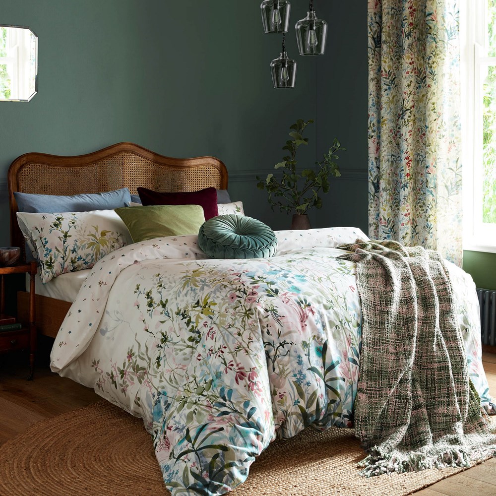 Pointon Fields Floral Bedding by Laura Ashley in Multi